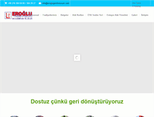 Tablet Screenshot of eroglugeridonusum.com